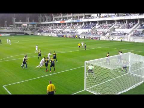 Puskás - DVSC helyzet az első félidő végén