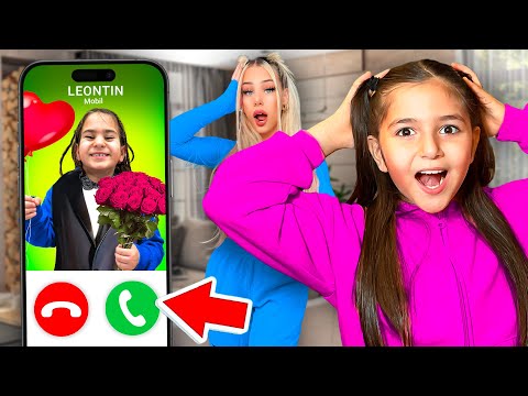 LITTLE BOY gives a gift to a LITTLE GIRL 🎁