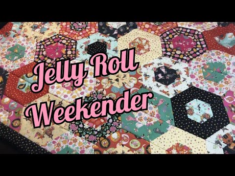 JELLY ROLL WEEKENDER: Hexi-Cookies - A delicious quilt! With the Double Triangle Ruler by LORI HOLT!