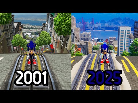 Sonic Adventure 2 Original Vs Remake Comparison