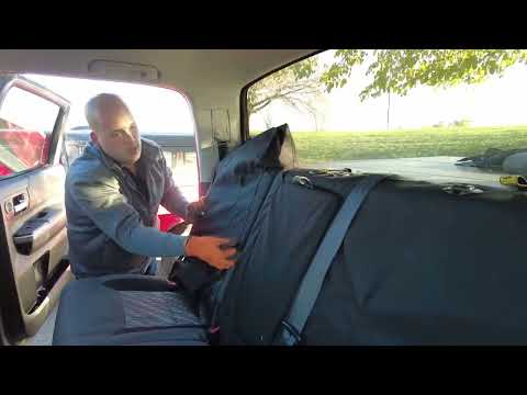 How To Install Toyota Tundra Rear Seat Covers [175508]
