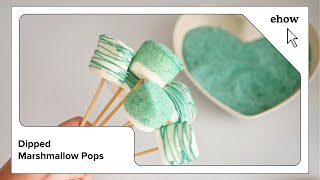 Dipped Marshmallow Pops