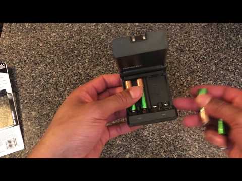 Duracell Battery Charger with Rechargeable AA and AAA Batteries Unboxing