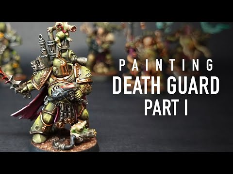 How to Paint Death guard & Maggotkin of Nurgle Part 1