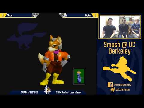 Smash at Cloyne 3 - Melee Singles Losers Semis: Cleps vs ZigZag