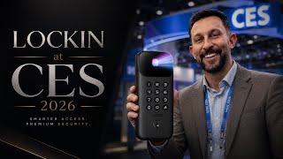 Lockin at CES 2026 - The World's No.1 Vein Recognition Smart Lock Brand