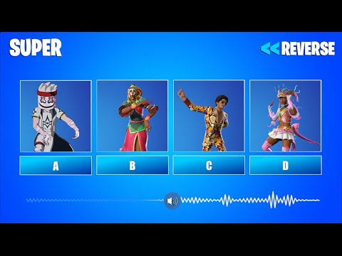GUESS THE FORTNITE DANCE IN REVERSE - Fortnite Challange - PART 1 | Super