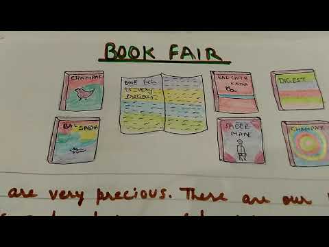 Paragraph on  "Book Fair" in simple and easy words. Let's learn English and Paragraphs. Video