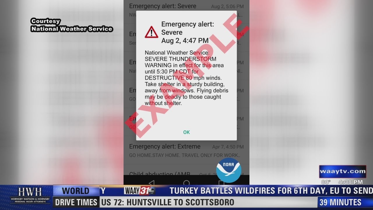 New Wireless Emergency Alerts now issued for severe thunderstorms deemed destructive