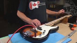 Video thumbnail for Fender P Bass Deluxe Made in Mexico by Dave's World of Fun Stuff