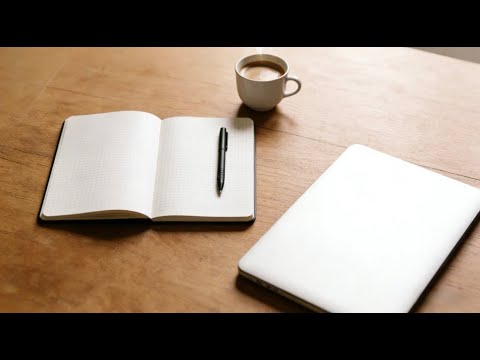 🎧 Soft Piano Music for Deep Focus — Minimalist Desk with Coffee | Relaxing Study & Work Ambience