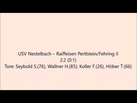 USV Nestelbach – Raiffeisen Pertlstein/Fehring II  2:2 (0:1)