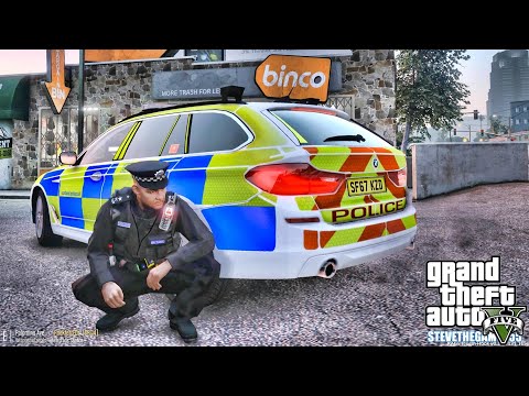 GTA 5 MODS LSPDFR 1079 - BRITISH PATROL!!! (GTA 5 REAL LIFE PC MOD)