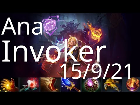 Ana mid Invoker vs Arc Warden - super fast hands here - dota2
