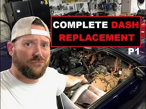1986 Mustang GT Project - Complete Dash Assembly Replacement - PART 1