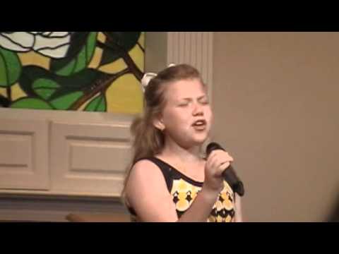 Nicole C. Mullen My Redeemer Lives sung by Nine year old Anna Morgan Michel- Amazing.