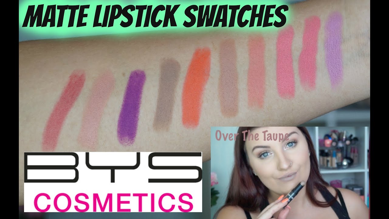 ♤BYS Matte Lipstick Swatches♤
