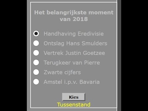 NACpraat 27 12 2018 Rat Poll - Belangrijkste moment van 2018