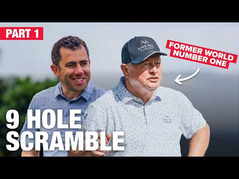 Dan plays the Front-9 at Apes Hill with MASTERS CHAMPION Ian Woosnam