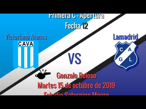 Victoriano Arenas vs. Lamadrid - FECHA 12 - Primera C (Apertura) 2019-20