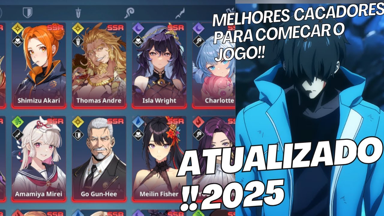 Dicas dos melhores Caçadores para Iniciantes em Solo Leveling: ARISE!  ATUALIZADO 2025