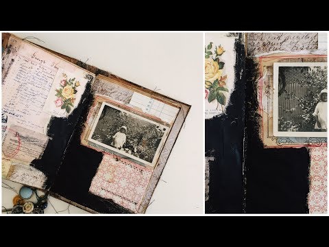 Nameless Vintage Art Journal Series Intro Supplies