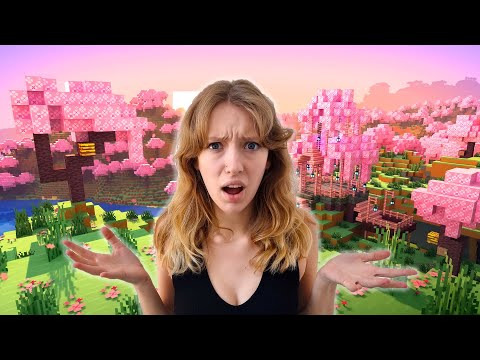 Insane! Pink trees spotted in Minecraft?! 🌸🎮