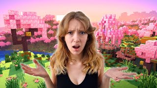 There are pink trees in Minecraft???