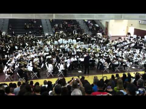 Bellflower Unified All Ensembles Combined perform "Ode to Joy" May 23, 2012