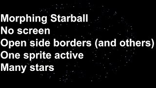 C64 Demos peek - Morphing Starball