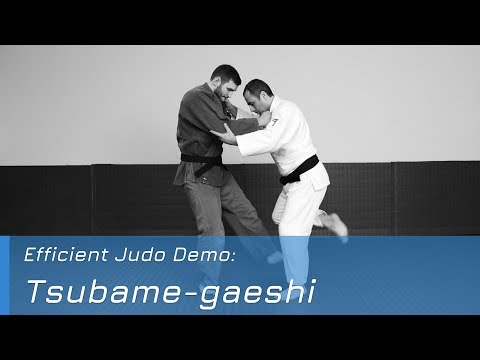 Tsubame-gaeshi - Demo — judo technique demonstration