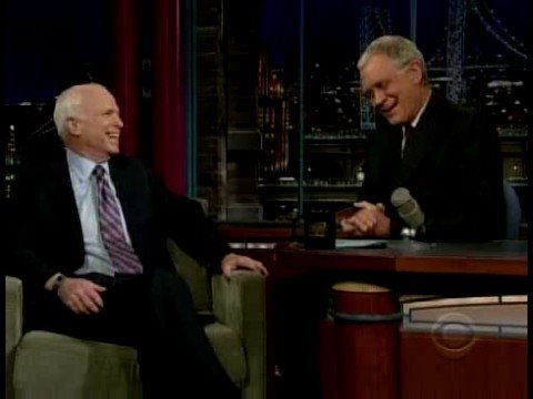 McCain To Letterman - I Screwed Up