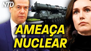 RÚSSIA: ARMAS NUCLEARES SE FINLÂNDIA ADERIR À OTAN; C. BOLSONARO: PL CONTRA COMUNISMO -JNTD14/04/22