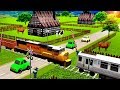 Local Train Game Railroad Crossing
