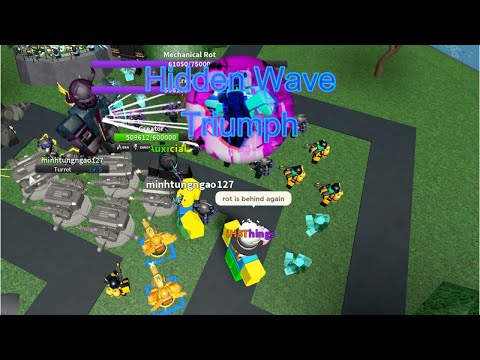 Hidden Wave Triumph | Tower Defense Simulator