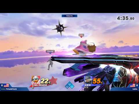 Pwnagepolice (King Dedede) vs GGEA | Karna (Sheik) - R1 Pools