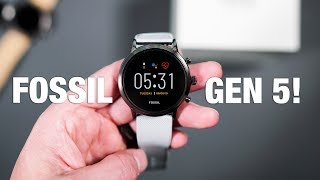 FOSSIL GEN 5 Unboxing and First Look!