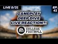 CFB25 Gameplay Trailer LIVE REACT?!! | Nevada Year 4 Dynasty! [LIVE] | Ep. 41