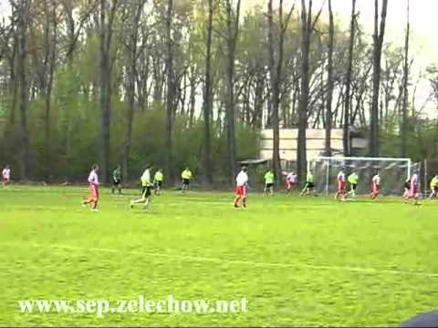 2008.04.27 MKS Małkinia - Sęp Żelechów: ostatnie minuty i uderzenie w słupek