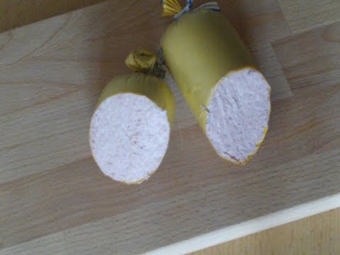 Delikateß Leberwurst Art Wurst selber machen