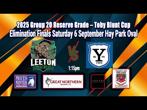 2025 Group 20 Reserve Grade – Toby Blunt Cup Elimination Finals