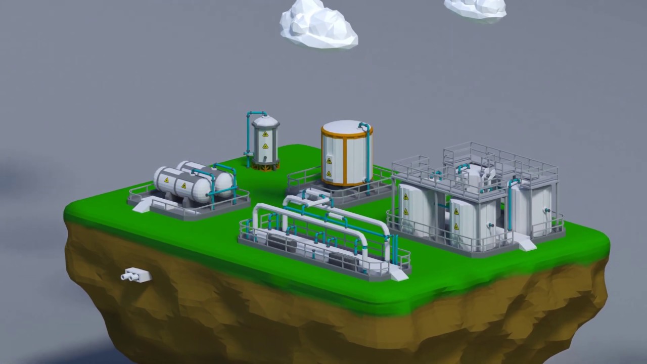 Fuel tank low-poly model 3D Model