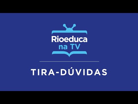Tira-dúvidas 1º ao 5º ano | 11/05 | Rioeduca na TV