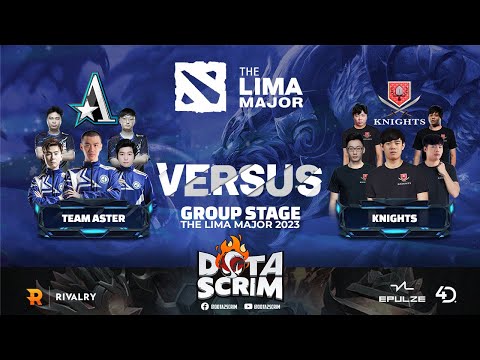 Team Aster vs Knights - Lima Major 2023 - Group Stage - Game Highlights - BO2