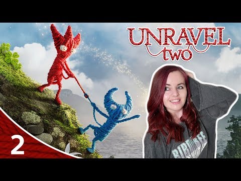 CHASED BY THE BIRD! | Unravel 2 Gameplay Walkthrough Part 2 - Coop W Steejo