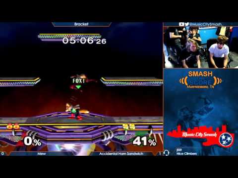 STS10.5 - Mew (Sheik) vs Accidental Ham Sandwich (Fox) - Melee Singles