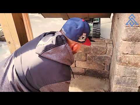 🔥 From Bare to Beautiful: Stunning Stone Fireplace Transformation! 🏡✨