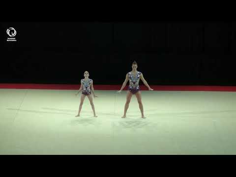 Viktoriia KOZLOVSKA & Taisiia MARCHENKO (UKR) - 2021 Acro European bronze medallists, all-around