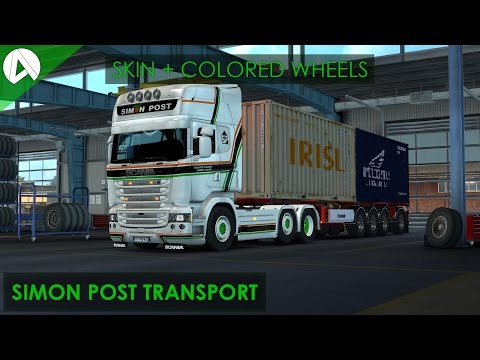 [ETS2 MOD] Simon Post Scania R520 | Skin for RJL Scania