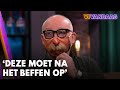 René draagt Johan Derksen-mondkapje: 'Deze moet na het beffen op' | VI Vandaag